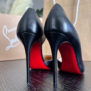 Christian Louboutin: Iriza 100 mm Pumps - Nappa leather - Black - Size 37.5